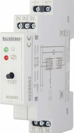 Sysäysrele Malmbergs, 1SL, 16A, 24V AC/DC