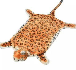 Taljamatto leopardi 139cm plyysi ruskea