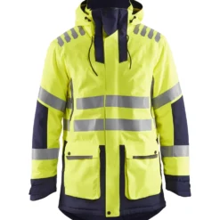 Talviparka Blåkläder 4469 Evolution Highvis huomiokeltainen/sininen