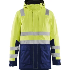 Talviparka Blåkläder 4495 Highvis huomiokeltainen/sininen
