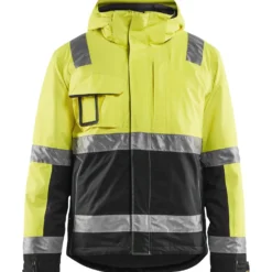 Talvitakki Blåkläder 4870 Highvis huomiokeltainen/musta