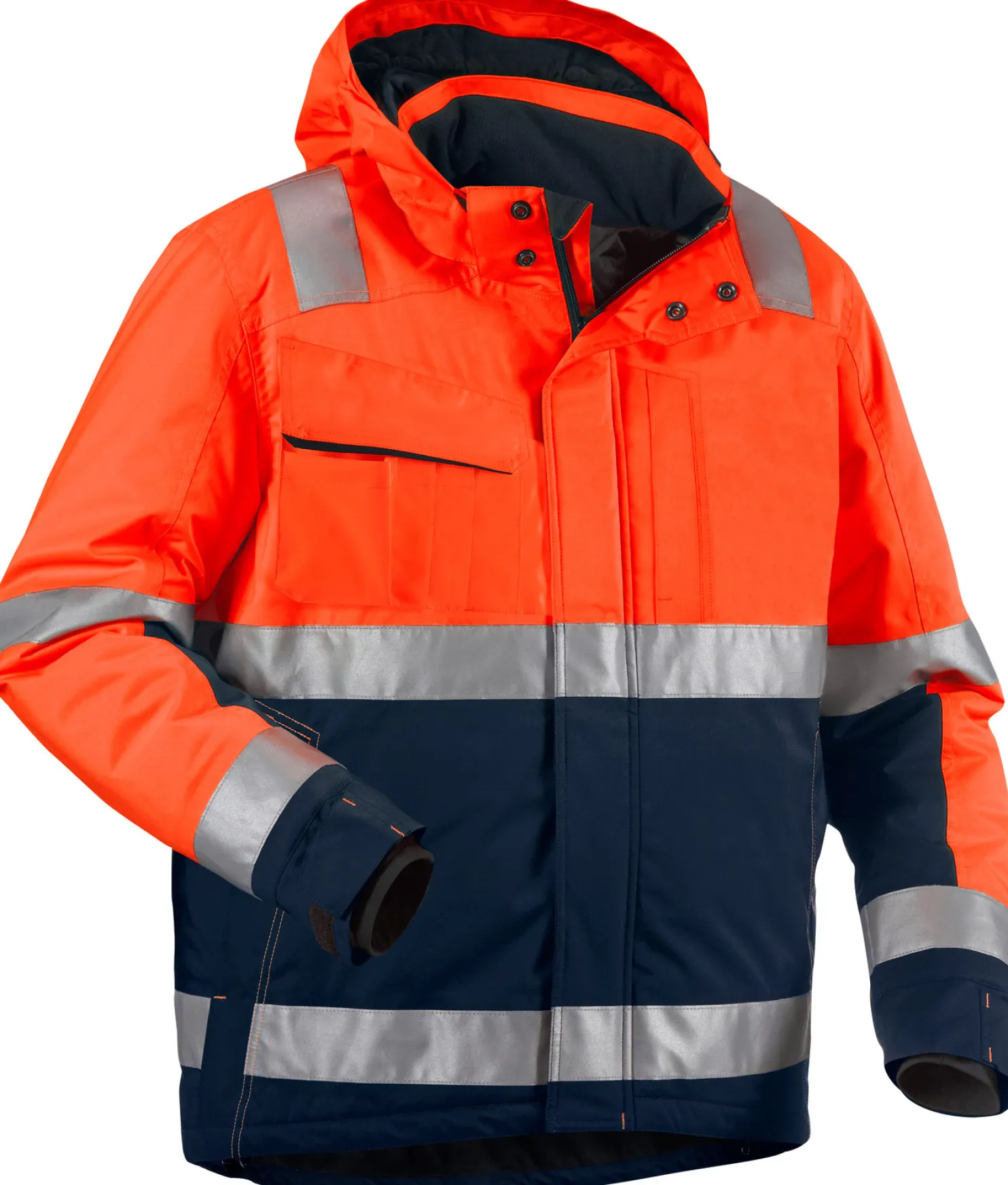 Talvitakki Blåkläder Highvis 4870 oranssi/mariininsininen