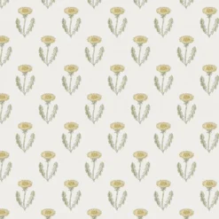 Tapetti Sandberg Maskrosen, non-woven, retro