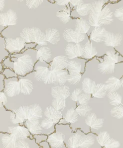 Tapetti Sandberg Pine, non-woven, kasvi, havupuu
