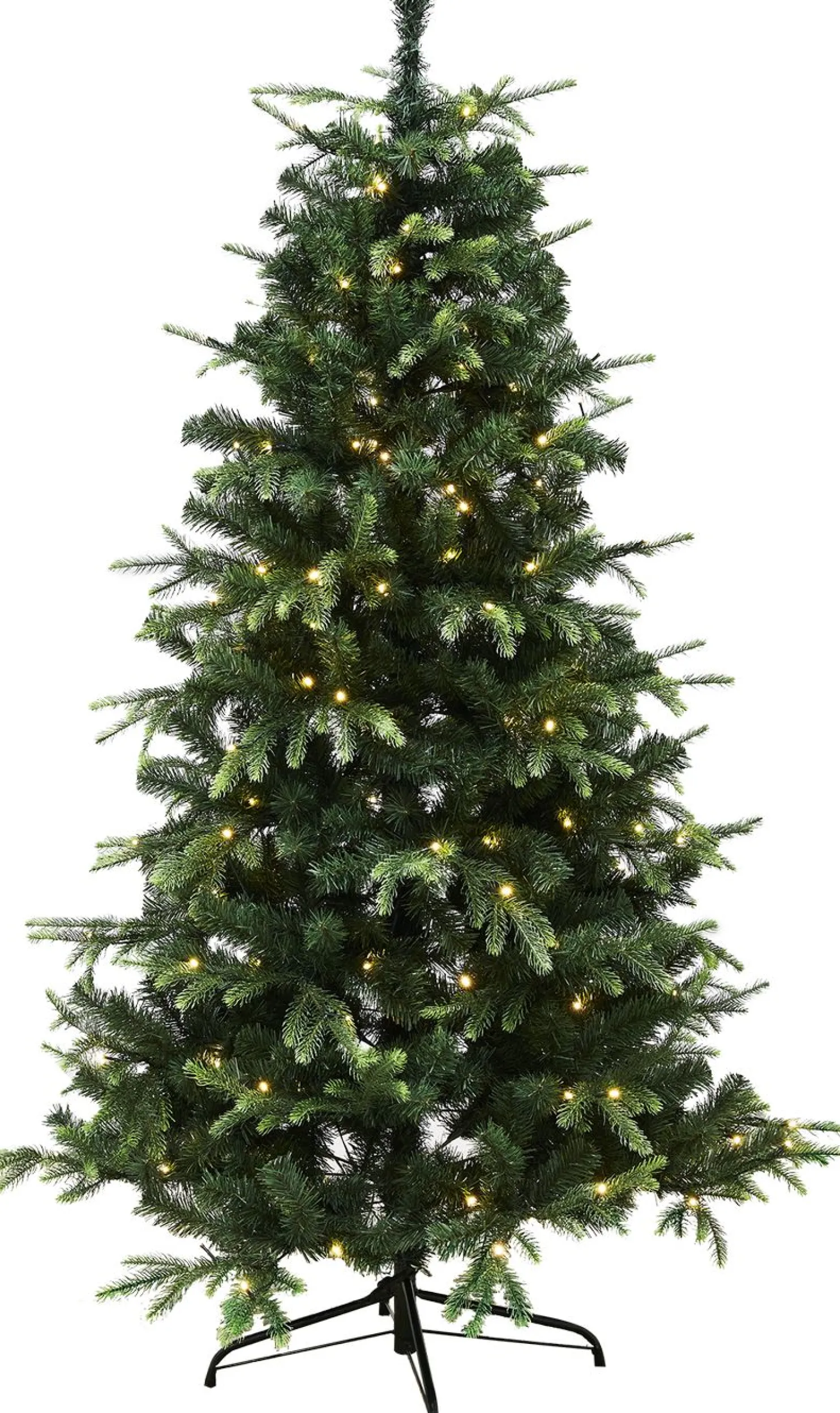 Tekojoulukuusi Nordic Winter Viga 200cm PE/PVC LED-valoilla