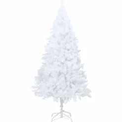 Tekojoulukuusi paksuilla oksilla, valkoinen, 240cm, PVC