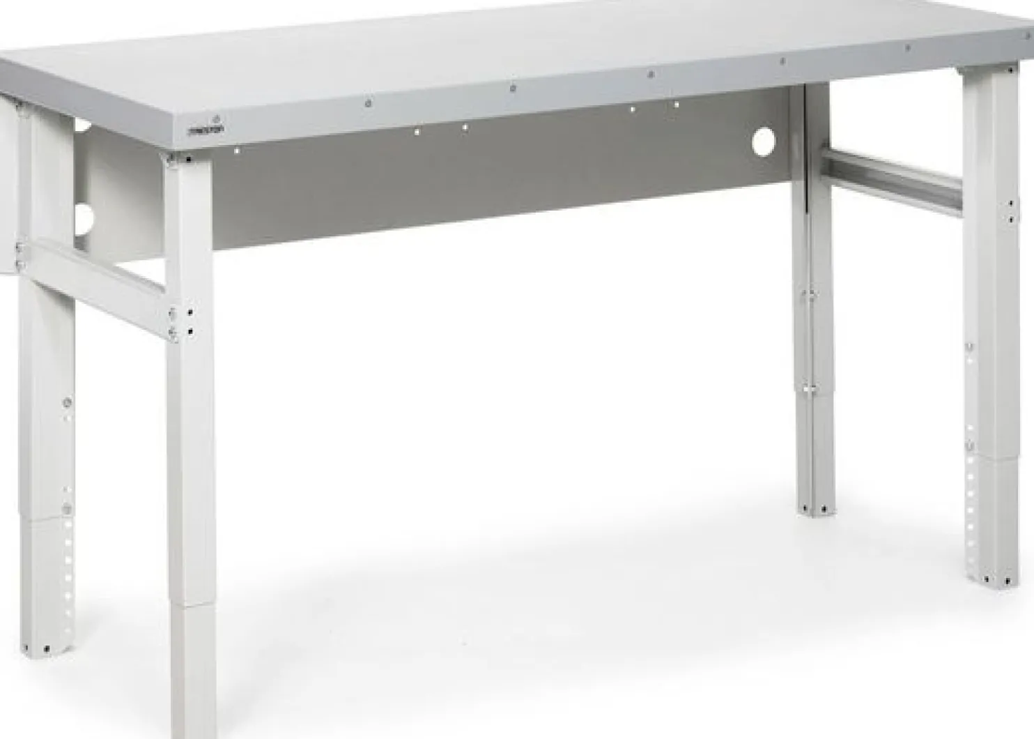 Teollisuuspöytä Sovella HEVI, 1500x630 mm, teräs, harmaa