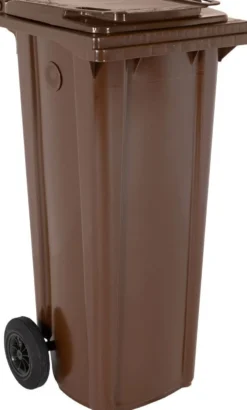 Tuulettuva biojäteastia Helesi, 140L, ruskea