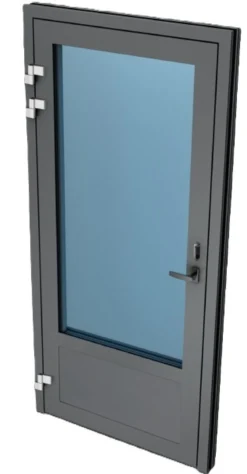 Ulko-ovi Keraplast IKD78X 1.2, alumiinia, lasiaukolla, mittatilaus