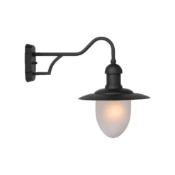 Ulkoseinävalaisin Lucide Aruba Ø250mm 24W musta