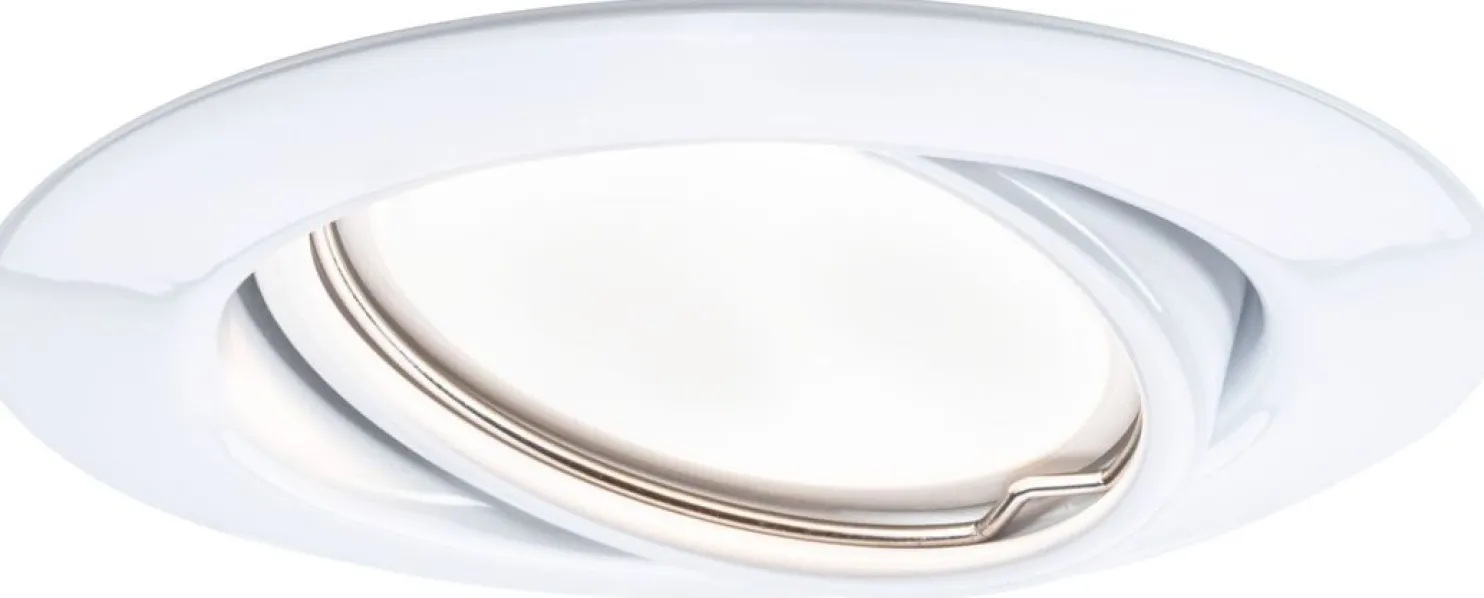Upotettava LED-valaisin Paulmann Base Coin, Ø90mm, 5W, 370lm, 3000K, eri värejä