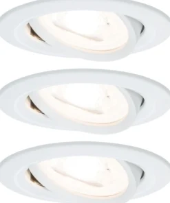 Upotettava LED-valaisin Paulmann Nova, 3kpl, Ø84mm, GU10, 6.5W, 460lm, 2700K, himmennettävä, eri värejä