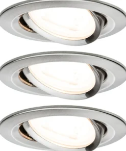 Upotettava LED-valaisin Paulmann Nova, 3kpl, Ø84mm, GU10, 6.5W, 460lm, 2700K, himmennettävä, eri värejä