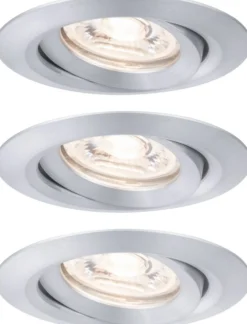 Upotettava LED-valaisin Paulmann Nova Mini Plus Coin, 3kpl, Ø66mm, 300lm, 2700K, himmennettävä, eri värejä