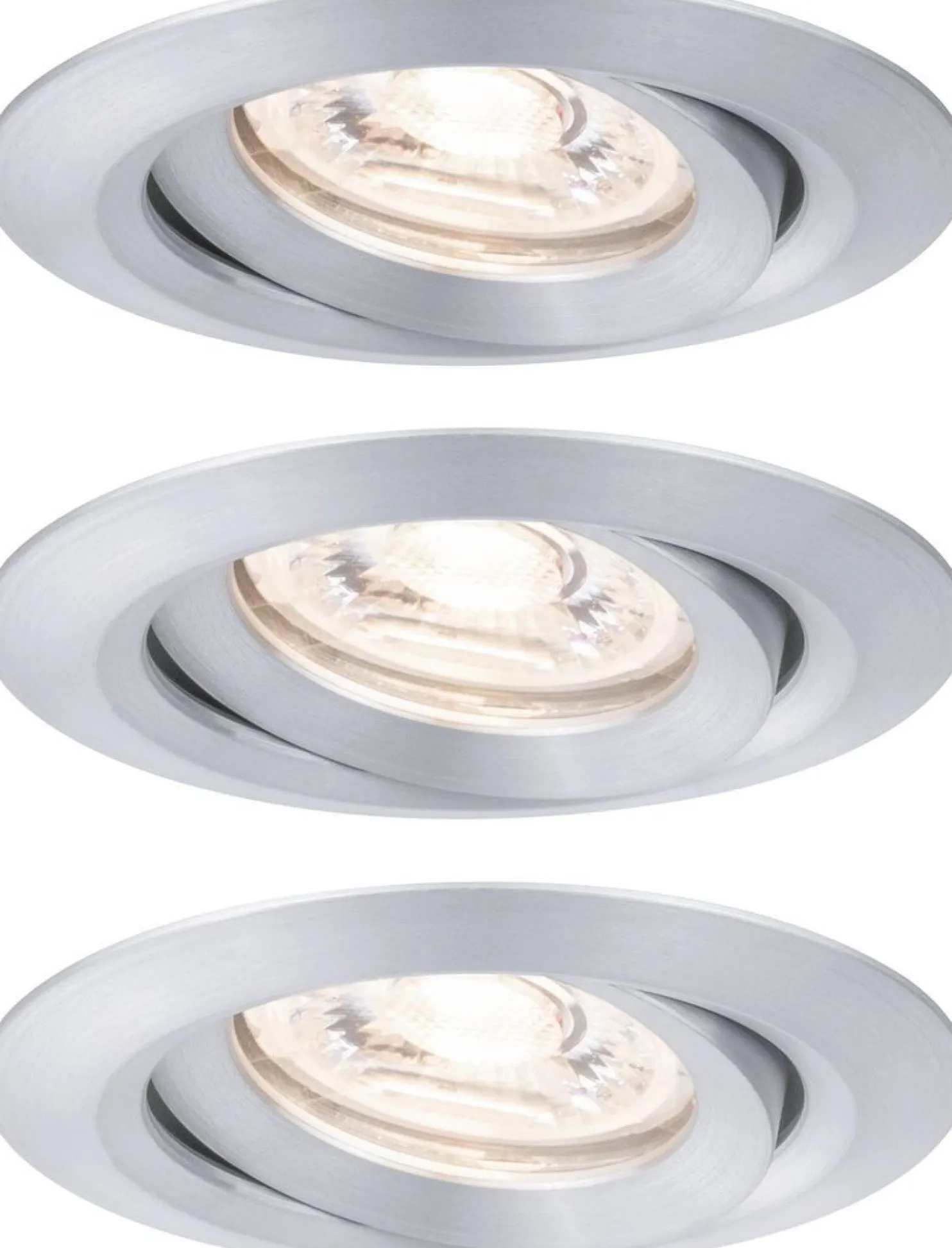 Upotettava LED-valaisin Paulmann Nova Mini Plus Coin, 3kpl, Ø66mm, 300lm, 2700K, himmennettävä, eri värejä