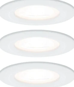 Upotettava LED-valaisin Paulmann Nova Rigid, 3kpl, IP44, Ø78mm, GU10, 6.5W, 460lm, 2700K, eri värejä