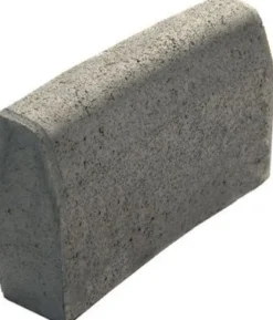 Upotettava reunakivi Rudus J55 kaarre R3000 kovera 500x110x300 mm sileä harmaa