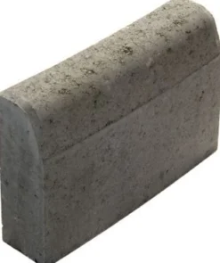 Upotettava reunakivi Rudus J4 kaarre R4000 kupera 500x110x300 mm sileä harmaa