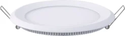 Upotettava valaisin FocusLight Slim LED 15W 230V 3000K 900lm IP44 Ø 180mm valkoinen