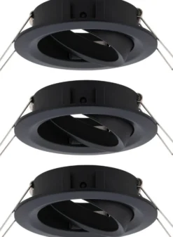 Upotettava valaisin Paulmann Choose, 3kpl, Ø84mm, max.3x10W, himmennettävä, eri värejä