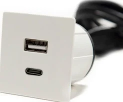 USB-pistorasia Limente PICK-2, neliö, eri värejä