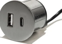 USB-pistorasia Limente PICK-1, pyöreä, eri värejä