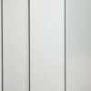 Vaatekaappi liukuovilla Linento Furniture Kale 2307 190x120cm valkoinen