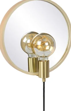 Valaisin ja peili Lucide Reflex Ø31cm, eri värejä