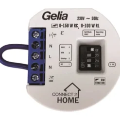 Valonsäädinmoduli Gelia Connect 2 Home 0-150W uppo-asennus