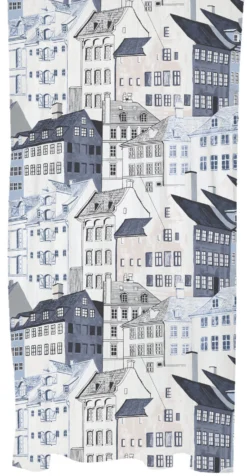 Valoverho Vallila Kobenhavn, 140x250cm, sininen