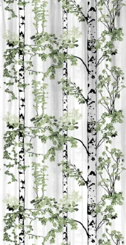 Valoverho Vallila Luontopolku 140x250cm eri värejä