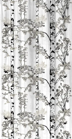 Valoverho Vallila Luontopolku 140x250cm eri värejä