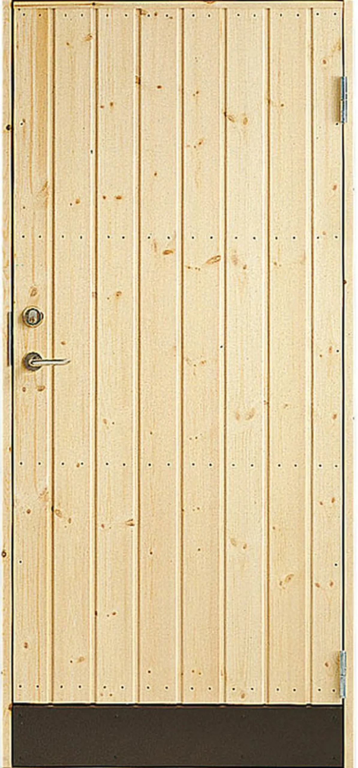 Varaston ovi Jabo 18° suora paneeli oikea 100x210cm