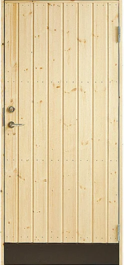 Varaston ovi Jabo 18° suora paneeli vasen 80x190cm