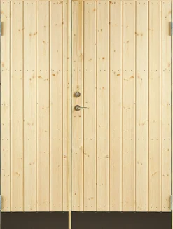 Varaston ovi Jabo 10° suora paneeli 130x190cm sis. 2kpl ovisalvat
