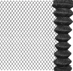 Verkkoaita teräs 15x1.5m harmaa