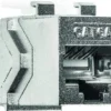 Verkkoliitin Pistesarjat Cat6a, RJ45-RJ45 Keystone jatko