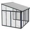 Viherhuone Palram-Canopia SanRemo Veranda, 9.2m², 3x3.05ft, harmaa