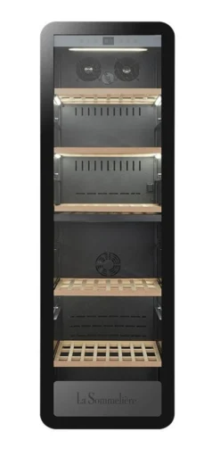Viinikaappi la Sommeliere APOGEE190DZN, 55.5cm, 2 lämpötila-aluetta, vapaasti seisova, musta