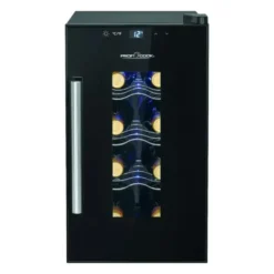 Viinikaappi Proficook PCWK1232, 26cm, 1 lämpötila-alue, vapaasti seisova, musta