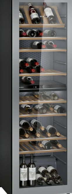 Viinikaappi Siemens iQ500 KW36KATGA, 60cm, 2 lämpötila-aluetta, vapaasti seisova, silver