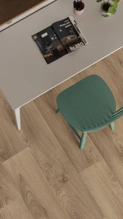 Vinyylimatto Tarkett Iconik Texstyle Prestige Oak Light Brown, leveys 2m