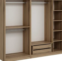 Walk-in closet Linento Furniture Kale 190x225cm ilman ovia eri värejä