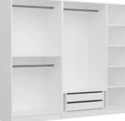 Walk-in closet Linento Furniture Kale 210x225cm valkoinen
