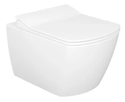 WC-istuin Creavit Elegant Rim-Off seinämalli valkoinen soft-close kansi