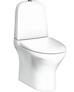 WC-istuin Gustavsberg Estetic 8300 piilo S/P-lukko, Hygienic Flush, C+, mattavalkoinen