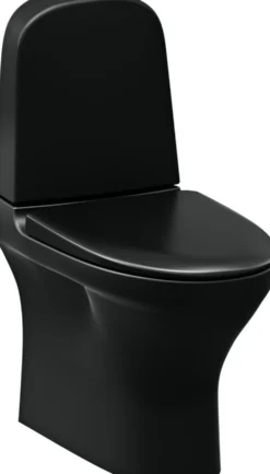 WC-istuin Gustavsberg Estetic 8300, S/P-piilolukko, Soft Close -kansi, mattamusta