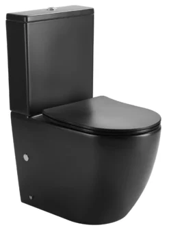 WC-istuin Interia Pacho Rimless, soft-close -kannella, eri värejä