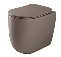 WC-istuin Kerasan Nolita 5318 Rimless S/P-lukko lattiamalli matta eri värejä