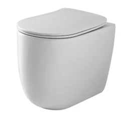 WC-istuin Kerasan Nolita Tech 5318TK Rimless lattiamalli S/P-lukko valkoinen